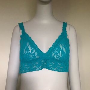 Green lace bralette Hanky Panky